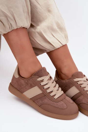 Brązowe sneakersy Tai turidela