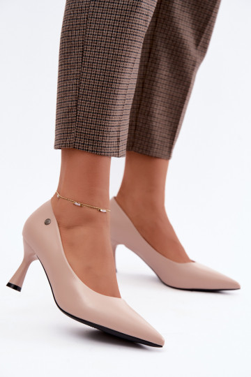 Vinceza 62323 sand-colored heels 2