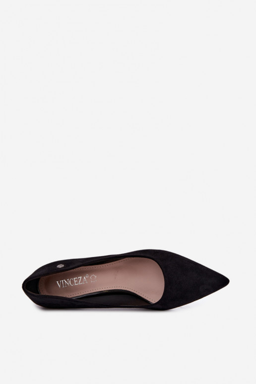 Vinceza 62323 black heels