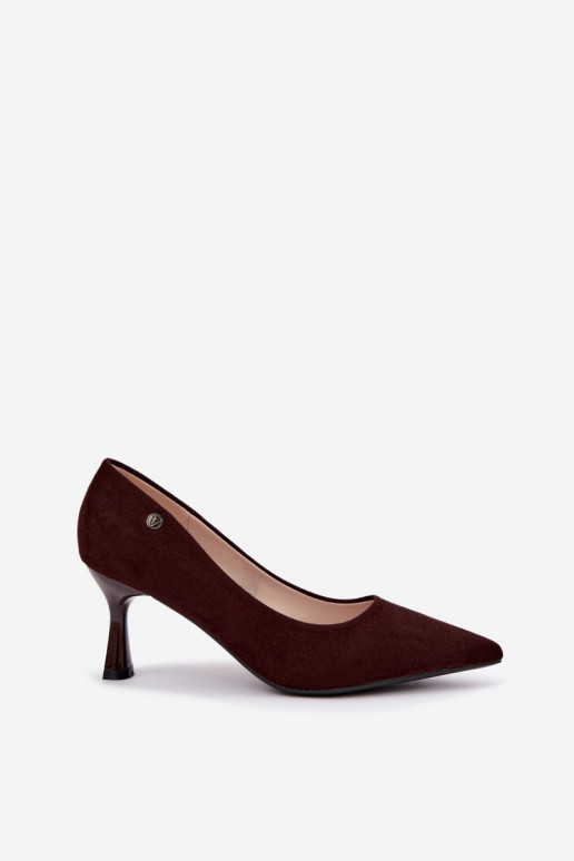 Vinceza 62323 chocolate-colored heels