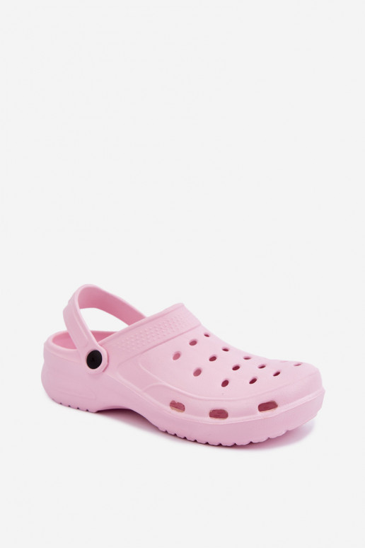 Aderis pink lightweight clogs