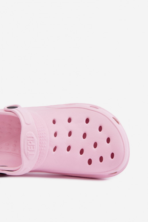 Aderis pink lightweight clogs
