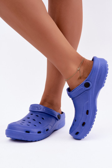 Women's Foam Clog Slides Navy Blue Aderis