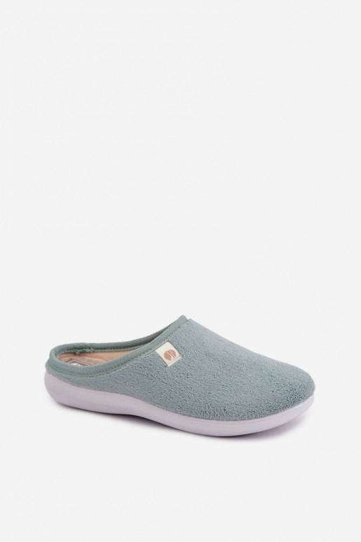 Home slippers in mint color Inblu EC000102