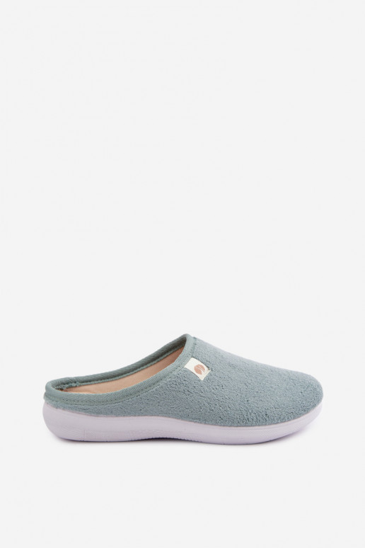 Home slippers in mint color Inblu EC000102