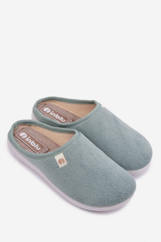Home slippers in mint color Inblu EC000102