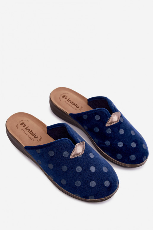 Women's slippers Inblu OD000014 dark blue
