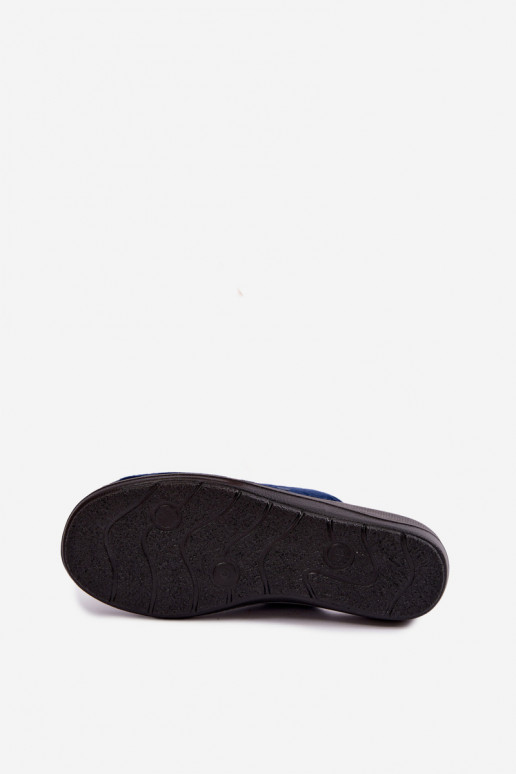Damskie klapki Inblu OD000014 ciemnoniebieskie