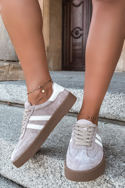 Bellmont sand faux suede sneakers