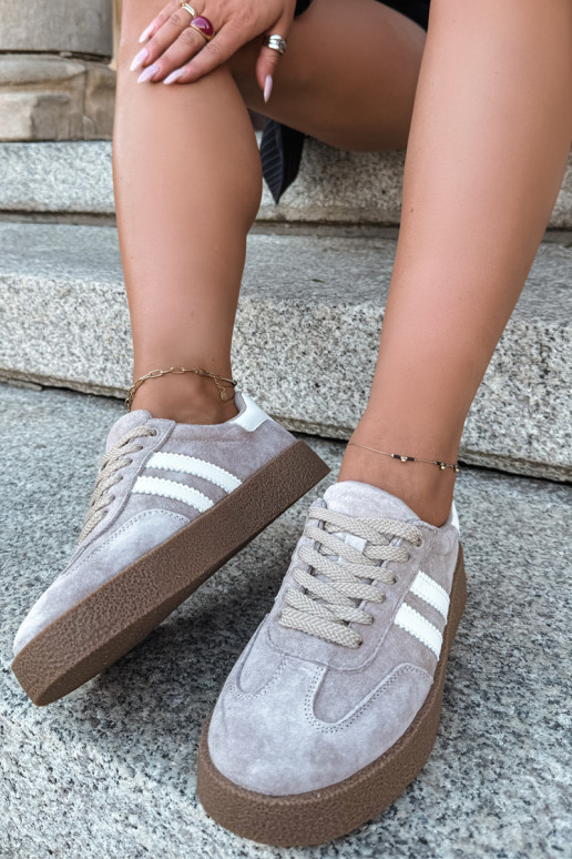 Bellmont sand faux suede sneakers