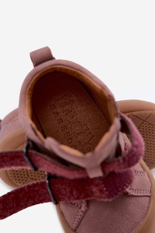 Leather shoes for kids Barefoot FRODDO G2130380-3 in pink