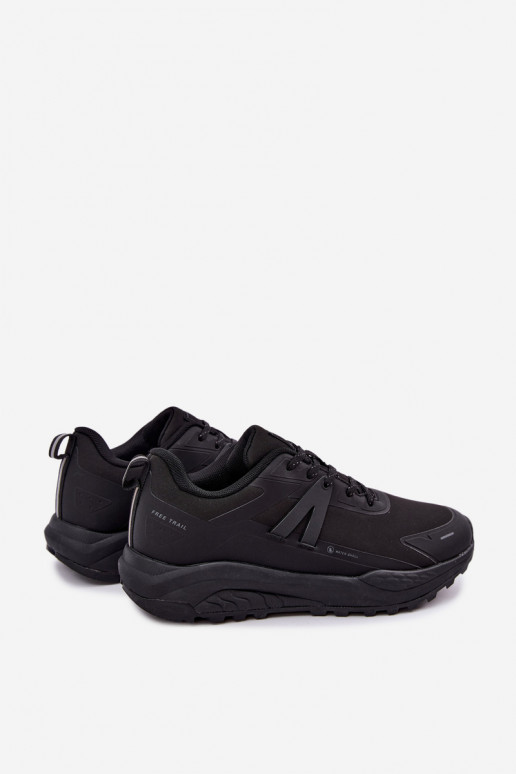 Wodoodporne buty męskie Outdoor w czarnym