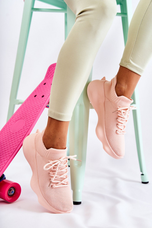 Slip-on sports shoes Dalmiro in pink color