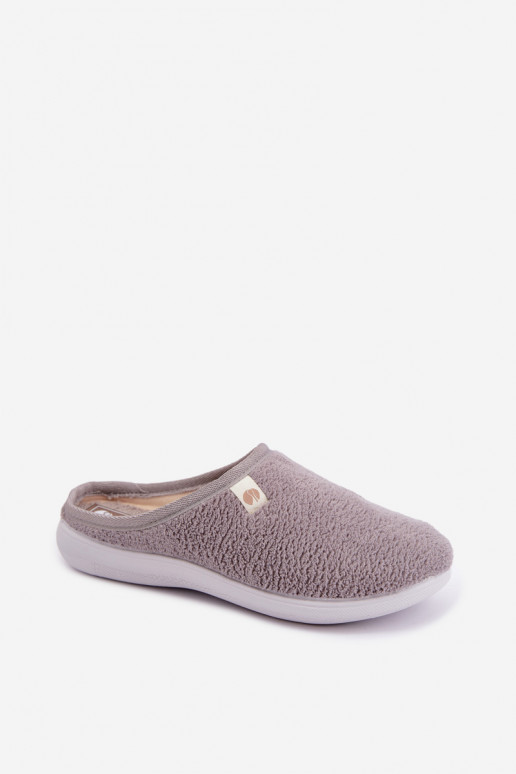 Gray women's home slippers Inblu EC000102