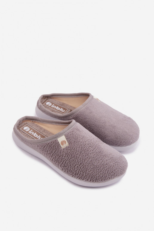 Szare damskie kapcie Inblu EC000102