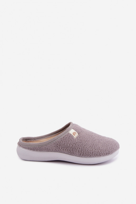 Gray women's home slippers Inblu EC000102