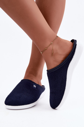Dark blue women's home slippers Inblu EC000102