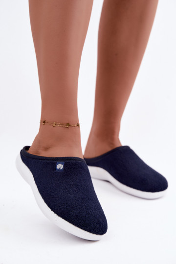Dark blue women's home slippers Inblu EC000102 2