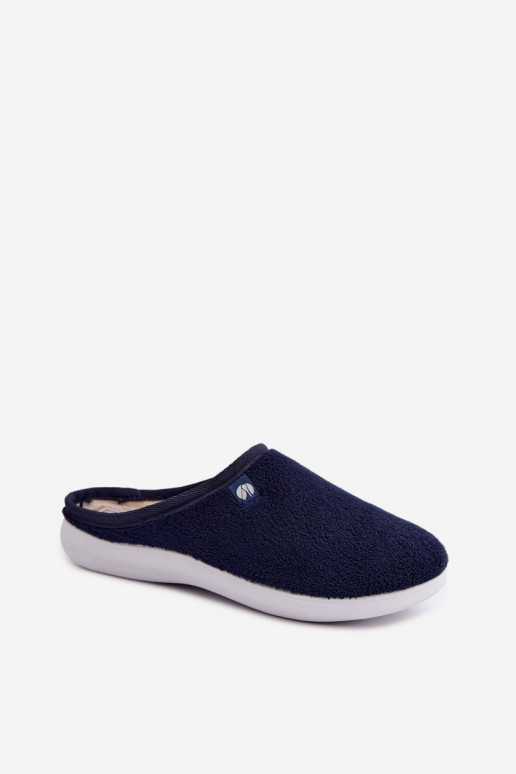 Dark blue women's home slippers Inblu EC000102