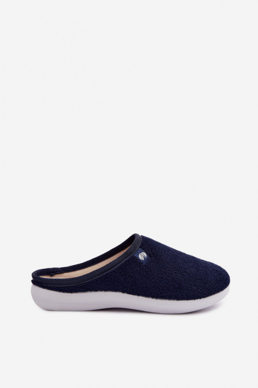 Dark blue women's home slippers Inblu EC000102