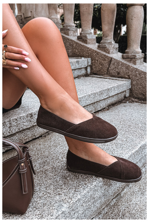 Women's ballerinas made of faux suede Mirelia