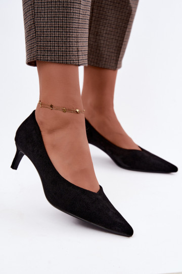 Pointed toe shoes in black Tadela 2