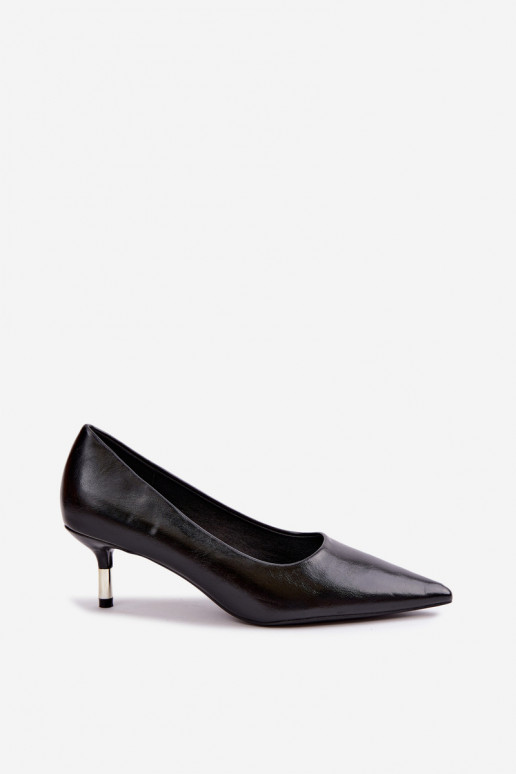 Low heel shoes in black Pelina