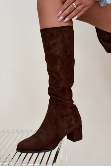 Classic Eco Suede Boots Sergio Leone KZ205 Brown 2