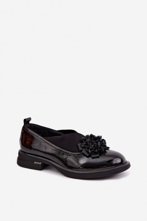 Damskie buty z ornamentami T.Sokolski S2 J26-271 w kolorze czarnym