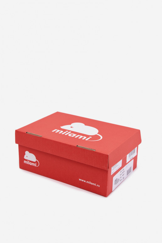 Dziecięce klapki Milami z rzepami i rakietami w ciemnoniebieskim Reathiana