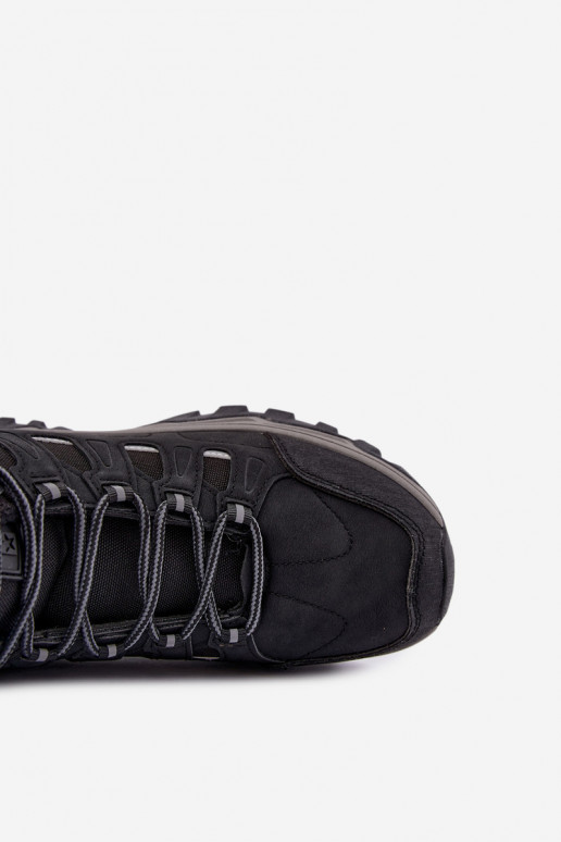 insulated hiking boots for men Big Star UU174317 black color