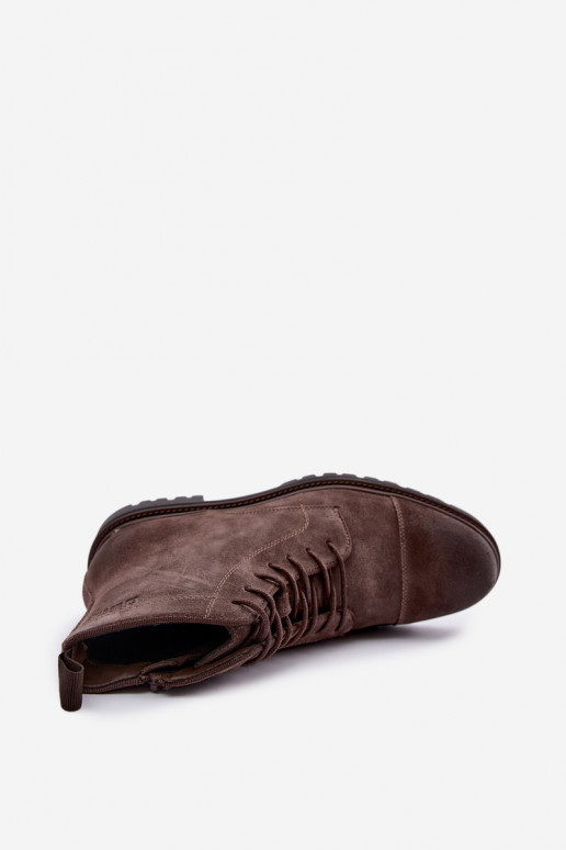 suede shoes for men Big Star UU174220 in brown