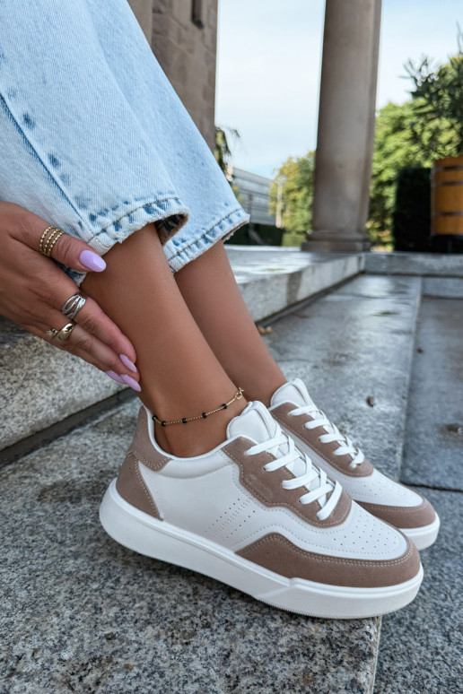 Women's sneakers Big Star UU274275 in sand
