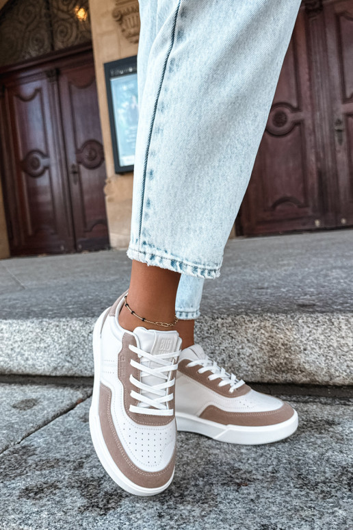 Women's sneakers Big Star UU274275 in sand