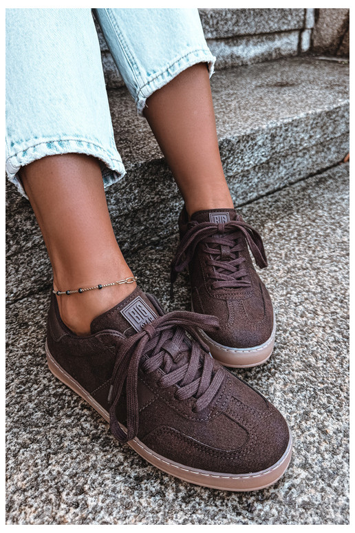 Women's sneakers Big Star chocolate