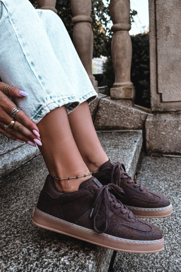 Women's sneakers Big Star chocolate 2