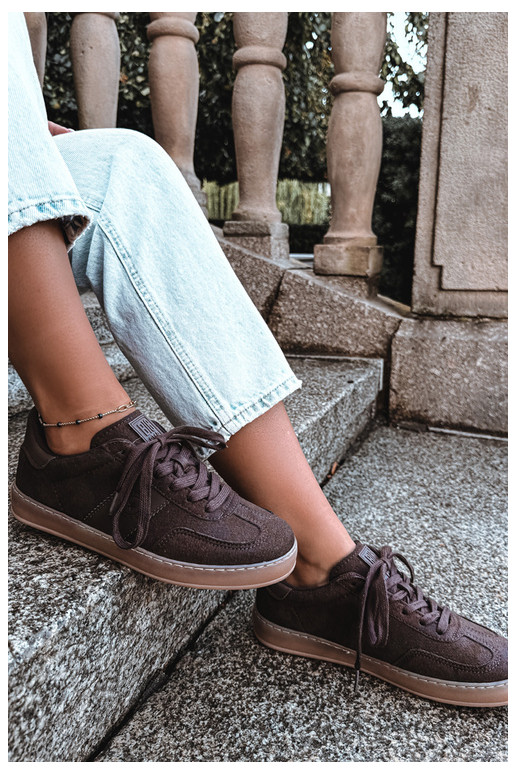 Women's sneakers Big Star chocolate