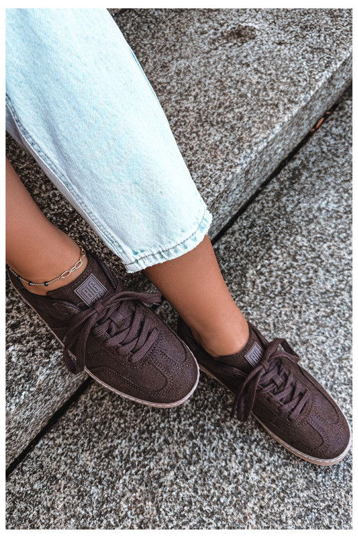 Women's sneakers Big Star chocolate