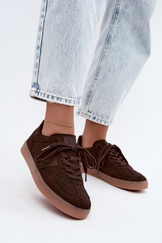 Women's sneakers Big Star chocolate