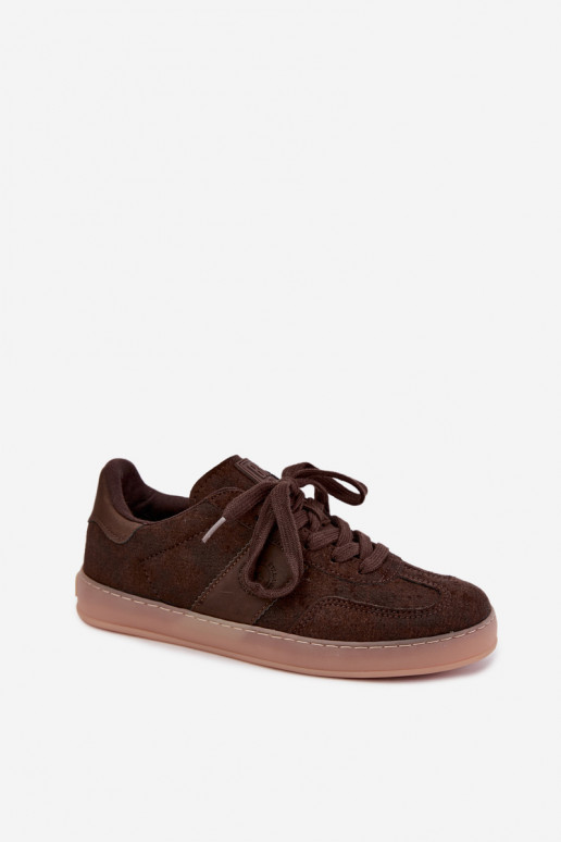Women's sneakers Big Star chocolate