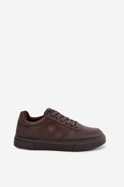 Men's sneakers Big Star UU174326 chocolate color