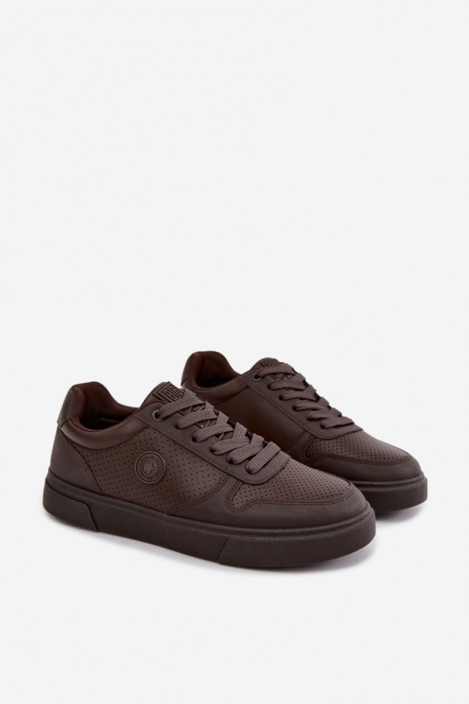 Men's sneakers Big Star UU174326 chocolate color