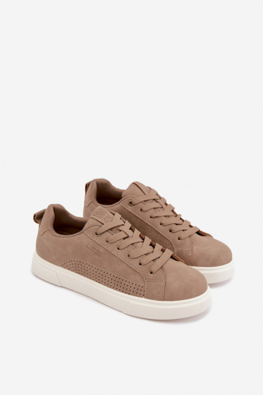 Męskie sneakersy Big Star UU174322 w kolorze piaskowym