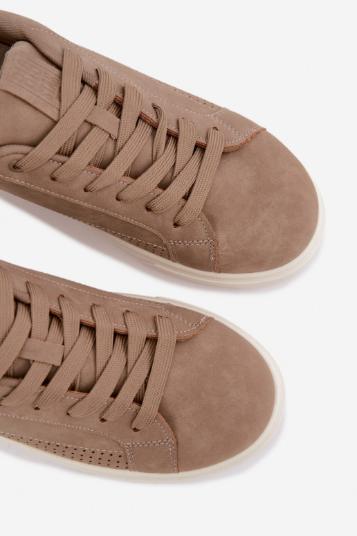 Męskie sneakersy Big Star UU174322 w kolorze piaskowym