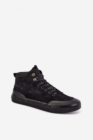 Insulated men's casual shoes Big Star UU174305 black color