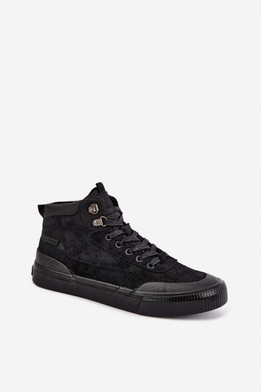 Insulated men's casual shoes Big Star UU174305 black color