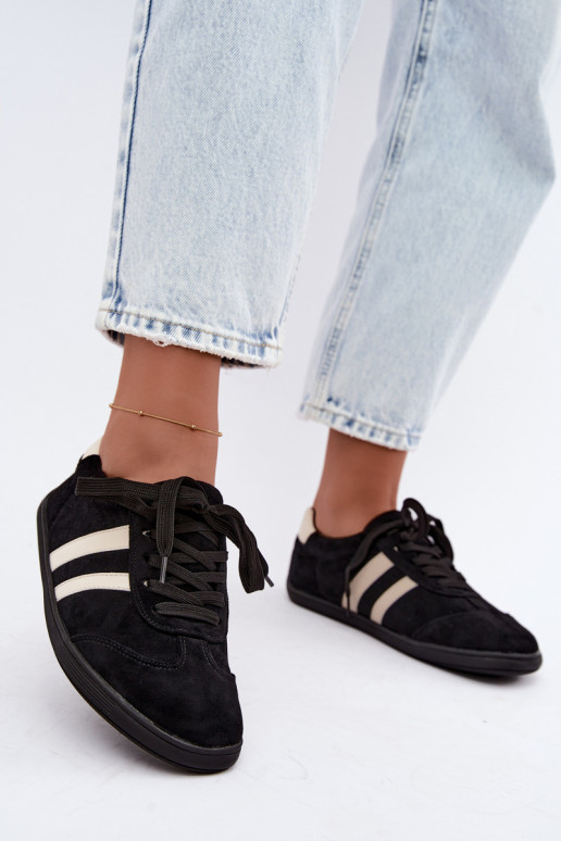 Women's sneakers Barefoot black color Kessy