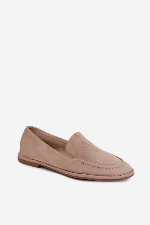 Women's moccasins sand color Mireliah