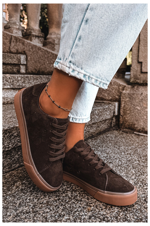 Women's sneakers Big Star UU274243 chocolate color