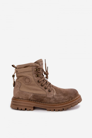 Sand suede boots for men Big Star UU174253 2